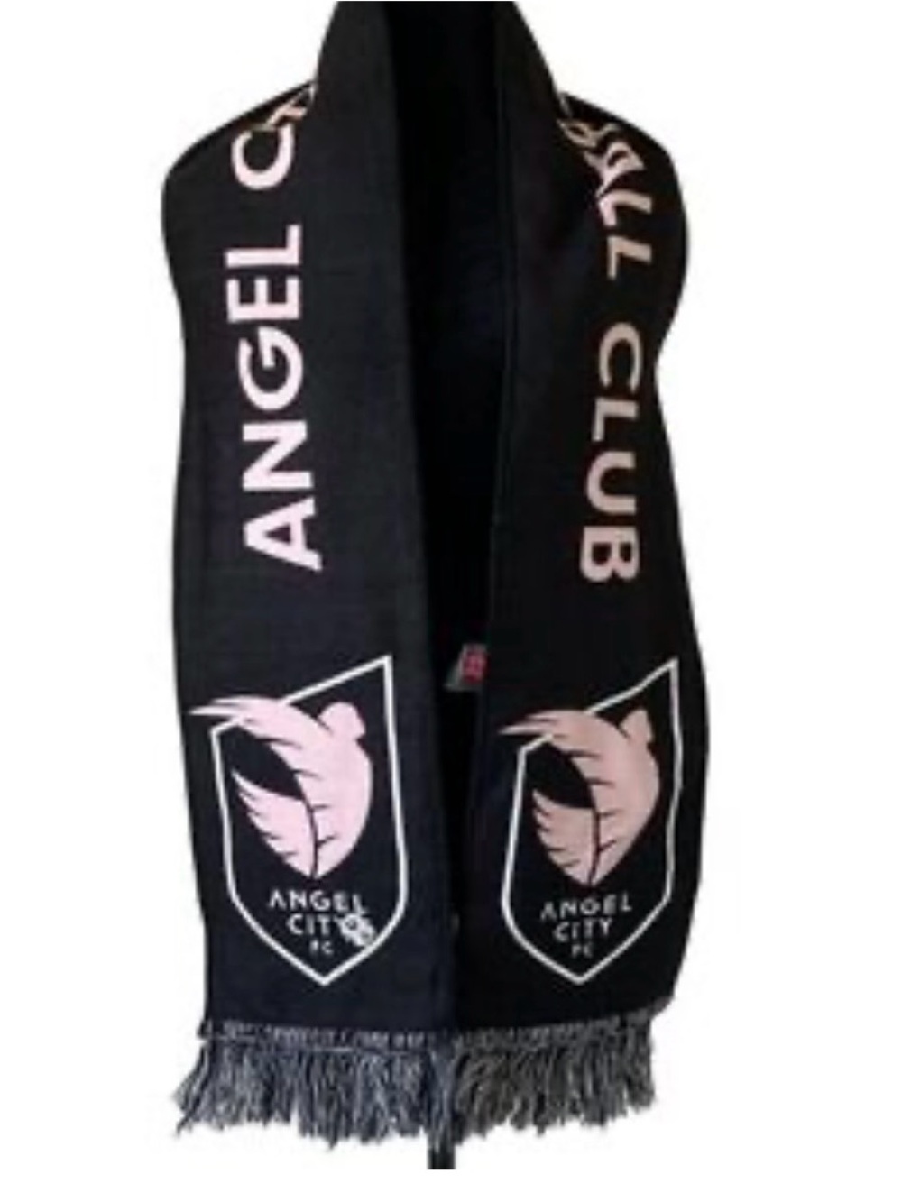 ANGEL CITY: Los Angeles women's FC black & pink scarf-BRAND NEW-GREAT GIFT🎁